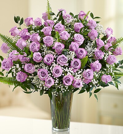 Ultimate Elegance&amp;trade;  Long Stem Purple Roses